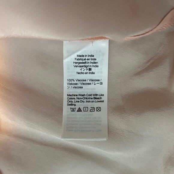 J.Crew Crepe de Chine Popover Blouse NWT XS Pink Lightweight Collared Top - Picture 4 of 5